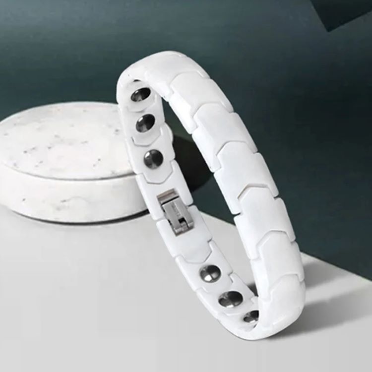 Ceramic White Energy Bracelet