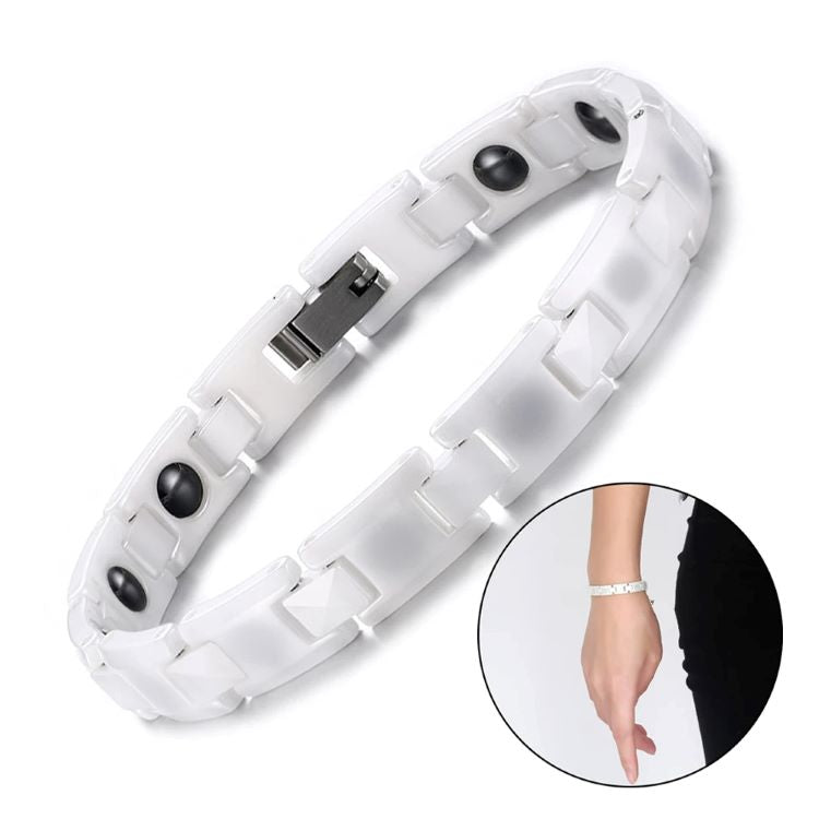 Ceramic White Energy Bracelet